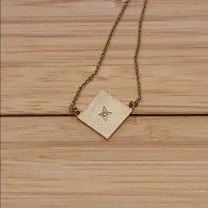 PAVE DIAMOND AD STRATA NECKLACE